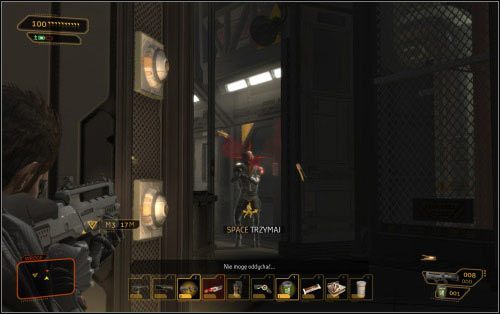 Generalnie staraj się nie prowadzić otwartej walki - Wariant agresywny - Wybory - Deus Ex: Human Revolution - The Missing Link - poradnik do gry