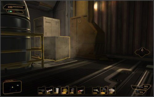 Dużym problemem jest układ pomieszczenia - Wariant pokojowy - Długa droga do domu - Deus Ex: Human Revolution - The Missing Link - poradnik do gry