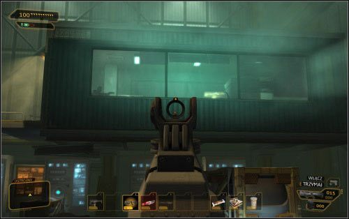 Oprócz komandosów, we znaki dadzą Ci się jeszcze dwaj żołnierze z sił specjalnych, ciężki przypadek na dachu stróżówki oraz oczywiście sam Burke - Wariant agresywny - Długa droga do domu - Deus Ex: Human Revolution - The Missing Link - poradnik do gry