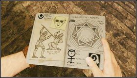 Schodzimy po schodach i podchodzimy do laski umiejscowionej na środku pokoju [1] - Jak rozwiązać zagadki w rozdziale 11 w Uncharted 3 Oszustwo Drakea? - Uncharted 3: Oszustwo Drakea - poradnik do gry