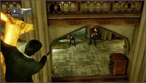 Po wskoczeniu na łanię do pomieszcza wtargną przeciwnicy - Rozdział 5- Londyńskie metro | Opis przejścia Uncharted 3 Oszustwo Drakea - Uncharted 3: Oszustwo Drakea - poradnik do gry