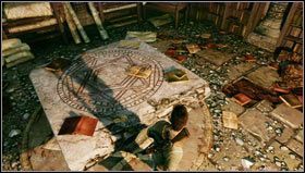 Przechodzimy przez sekretne przejście [1] i powoli zwiedzamy stare laboratorium - Rozdział 6- Chateau (2) | Opis przejścia Uncharted 3 Oszustwo Drakea - Uncharted 3: Oszustwo Drakea - poradnik do gry