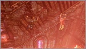 Czym prędzej wybiegamy na górę - Rozdział 7- Nie wychodź ze światła | Opis przejścia Uncharted 3 Oszustwo Drakea - Uncharted 3: Oszustwo Drakea - poradnik do gry