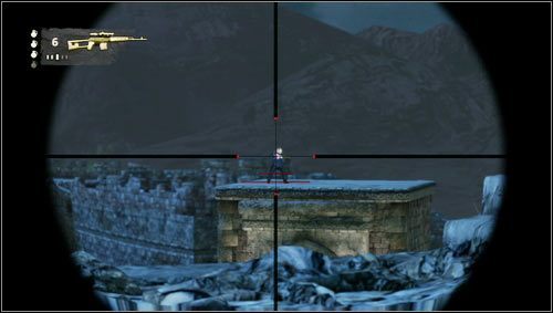 Zaopatrzeni w snajperkę chowamy się za pożądaną zasłoną i ściągamy przeciwników zaopatrzonych w wyrzutnie rakiet [1] - Rozdział 8- Cytadela (2) | Opis przejścia Uncharted 3 Oszustwo Drakea - Uncharted 3: Oszustwo Drakea - poradnik do gry