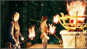 Ponieważ nic się nie stało przeszukujemy piętro by odnaleźć przejście [1] do następnego pomieszczenia - Rozdział 9- Droga środka | Opis przejścia Uncharted 3 Oszustwo Drakea - Uncharted 3: Oszustwo Drakea - poradnik do gry