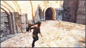 Na zewnątrz trafimy na ludzi Marlo [1] i po krótkim przerywniku rzucimy się do ucieczki pod ostrzałem - Rozdział 9- Droga środka | Opis przejścia Uncharted 3 Oszustwo Drakea - Uncharted 3: Oszustwo Drakea - poradnik do gry