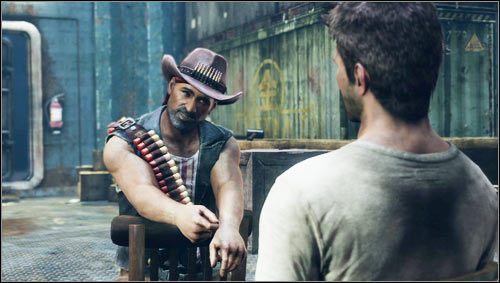 Po rozmowie z piratem biznesmenem [1] zostaniemy sam na sam z jego podwładnymi - Rozdział 12- Porwanie (1) | Opis przejścia Uncharted 3 Oszustwo Drakea - Uncharted 3: Oszustwo Drakea - poradnik do gry