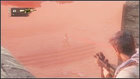 W następnej kolejności przechodzimy na lewą stronę areny naszych zmagań i ściągamy oprycha uzbrojonego w granatnik [1] - Rozdział 20- Karawana | Opis przejścia Uncharted 3 Oszustwo Drakea - Uncharted 3: Oszustwo Drakea - poradnik do gry