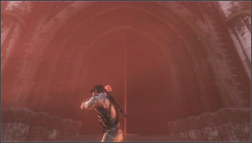 Po walce kierujemy się dalej przez pojazdy karawany i dochodzimy do ogromnych wrót [1] - Rozdział 20- Karawana | Opis przejścia Uncharted 3 Oszustwo Drakea - Uncharted 3: Oszustwo Drakea - poradnik do gry