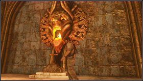 Na ścianie po prawej stronie pomieszczenia odnajdziemy drabinę [1], po której należy się wspiąć - Rozdział 20- Karawana | Opis przejścia Uncharted 3 Oszustwo Drakea - Uncharted 3: Oszustwo Drakea - poradnik do gry