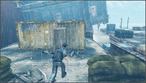 Po zabiciu pierwszych przeciwników udajemy się w kierunku łódki - Rozdział 13 | Skarby w Uncharted 3 Oszustwo Drakea - Uncharted 3: Oszustwo Drakea - poradnik do gry