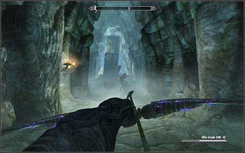 Prędzej czy później dotrzesz do stalowych drzwi, prowadzących do Opuszczonej Krypty - Biała ampułka | Questy poboczne w Skyrim - Skyrim - poradnik, mapy, questy