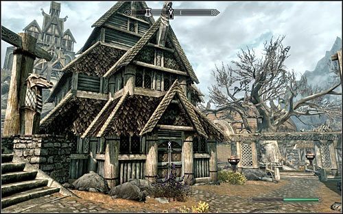 Wyjdź z gospody i odszukaj w północnej części Białej Grani Danicę Piękno-Wiosny - Błogosławieństwo natury | Questy poboczne w Skyrim - Skyrim - poradnik, mapy, questy