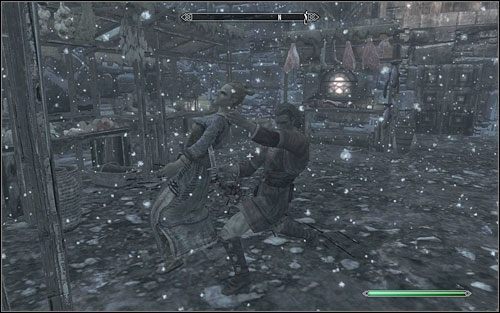 Jeśli byłeś bardzo szybki, możesz uratować kobietę, zanim zostanie zamordowana - Krew na lodzie (2) | Questy poboczne w Skyrim - Skyrim - poradnik, mapy, questy