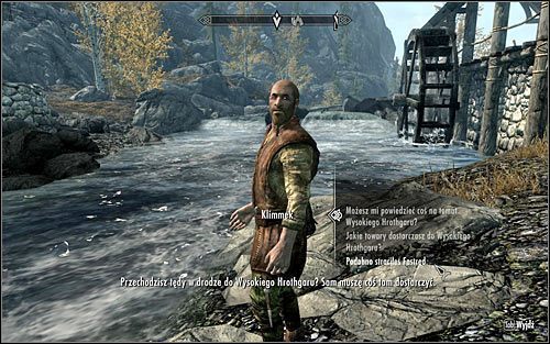 Jeżeli pragniesz żeby Fastred związała się z Klimmekiem to odszukaj go (powyższy screen) i przekonaj w trakcie rozmowy żeby wykazał się większą śmiałością w kontaktach z dziewczyną, wyjawiając swoje prawdziwe uczucia wobec niej - Księga miłości | Questy poboczne w Skyrim - Skyrim - poradnik, mapy, questy