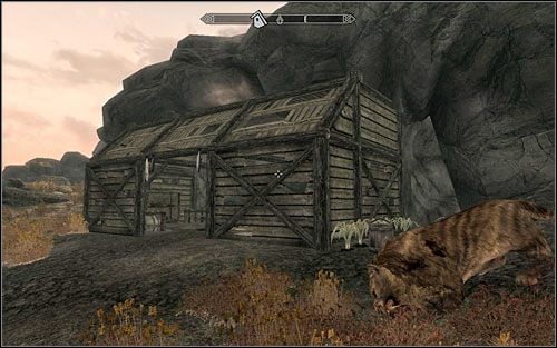 Rysunek na kartce wskazuje na Latarnię morską w Samotni - Mapy skarbów (II-III) | Questy poboczne w Skyrim - Skyrim - poradnik, mapy, questy