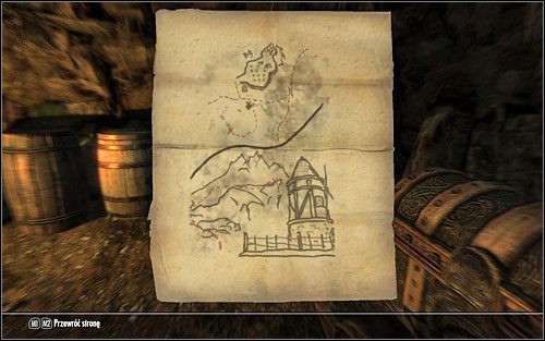 2 - Mapy skarbów (IV-V) | Questy poboczne w Skyrim - Skyrim - poradnik, mapy, questy