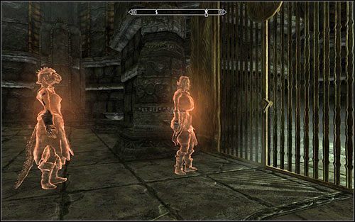 W środku pokonaj kolejnego pająka oraz sferę, a następnie skręć w lewo - Największe głębiny | Questy poboczne w Skyrim - Skyrim - poradnik, mapy, questy