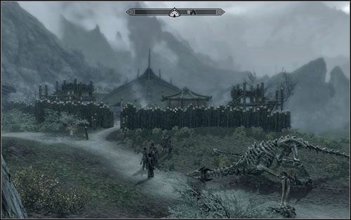Po tym, jak przyniesiesz zleceniodawcy palce, będziesz mógł wejść do dowolnego z orczych obozowisk i korzystać ze znajdujących się tam usług (handel, nauka, rzemiosło) - Odszukaj palce Mistrza Kuźni | Questy poboczne w Skyrim - Skyrim - poradnik, mapy, questy