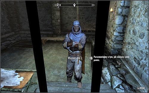 Kiedy już dopełnisz tych formalności, możesz wrócić do więźnia - Pomoc w potrzebie | Questy poboczne w Skyrim - Skyrim - poradnik, mapy, questy