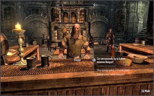 Najwygodniej jest zacząć od Margret - Spisek renegatów | Questy poboczne w Skyrim - Skyrim - poradnik, mapy, questy