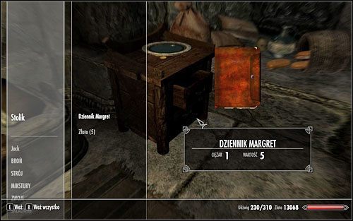 Kiedy wejdziesz już w posiadanie klucza, lub też po prostu włamiesz się do pokoju, powinieneś dobrze się po nim rozejrzeć - Spisek renegatów | Questy poboczne w Skyrim - Skyrim - poradnik, mapy, questy