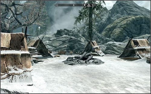Rozejrzyj się po namiotach podróżników - Zakazana opowieść (1) | Questy poboczne w Skyrim - Skyrim - poradnik, mapy, questy