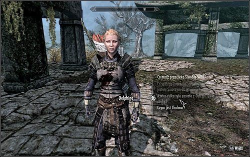 Do tego zadania możesz przystąpić nie wcześniej niż po ukończeniu głównego questu Ściana Alduina - (Ostrza) Zaprowadź kompana do Delphine | Questy Ostrzy i Siwobrodych w Skyrim - Skyrim - poradnik, mapy, questy