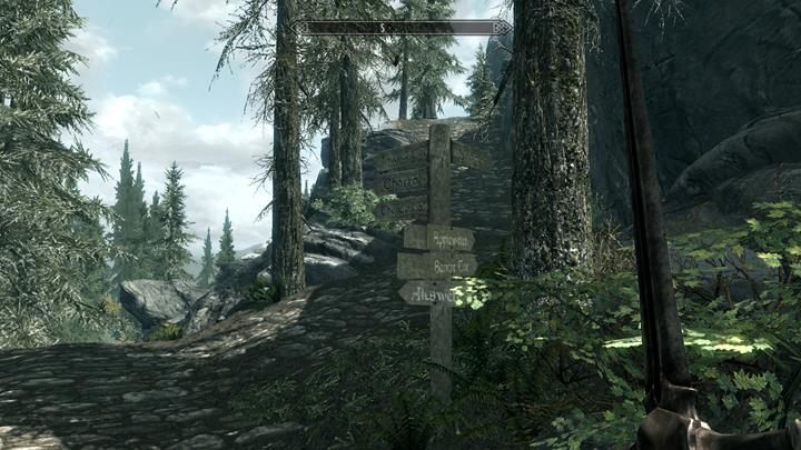 Znaki ułatwią bezpieczne dotarcie do Brumy. - Visit Bruma | Zadania w grze | Skyrim - Skyrim - poradnik, mapy, questy