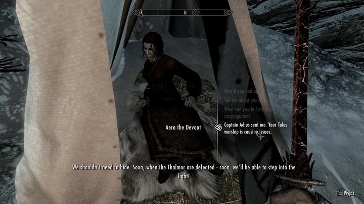 Porozmwiaj z wyznawcami Talosa na temat ich sytuacji - A Delicate Situation | Zadania w grze | Skyrim - Skyrim - poradnik, mapy, questy