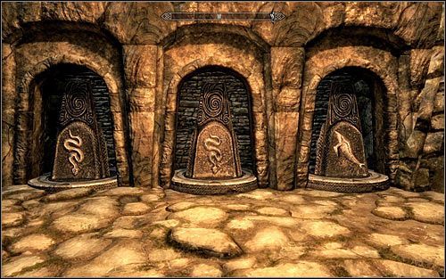 Przejdź do pomieszczenia z martwym banitą i obróć się w lewo - Wyprawa do Czarnygłazu (1) | Czarnygłaz | Solucja Skyrim - Skyrim - poradnik, mapy, questy