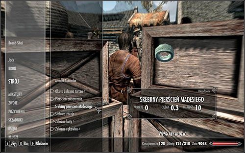 Przejdź do własnego inwentarza i otwórz zakładkę Strojów - Dokonanie kradzieży | Za obopólną korzyścią | Solucja Skyrim - Skyrim - poradnik, mapy, questy