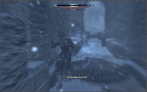 Najprostszym rozwiązaniem jest poinformowanie Faraldy o tym, że jesteś Smoczym Dziecięciem - Wyprawa do Zimowej Twierdzy | Pradawna wiedza | Solucja Skyrim - Skyrim - poradnik, mapy, questy