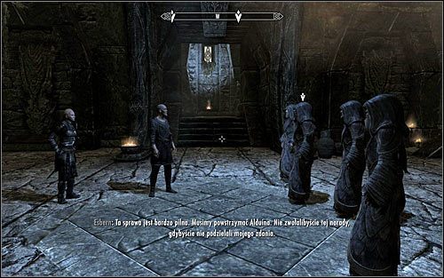 Możesz już powrócić do Wysokiego Hrothgaru - Wzięcie udziału w rokowaniach pokojowych | Niekończąca się pora roku | Skyrim - Skyrim - poradnik, mapy, questy
