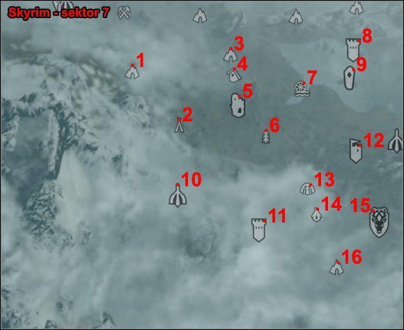 2 - 7 - Południowo-zachodnie Skyrim | Mapy świata - Skyrim - poradnik, mapy, questy