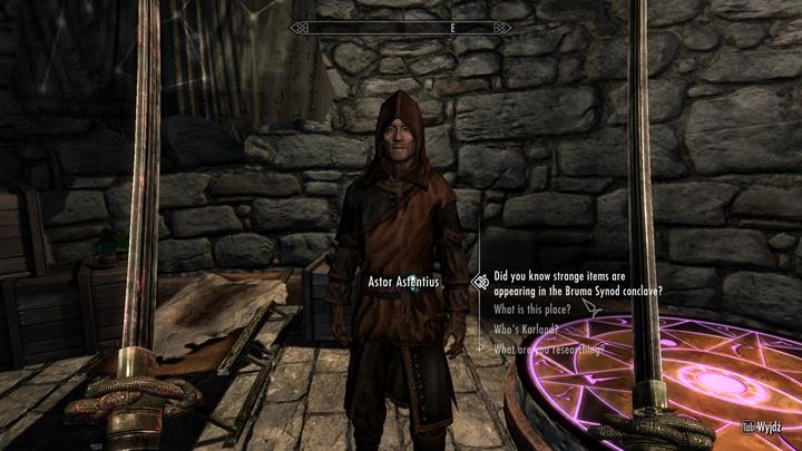 Na górze spotkasz Astora Asteniusa - Whispers of the Mountains | Zadania w grze | Skyrim - Skyrim - poradnik, mapy, questy