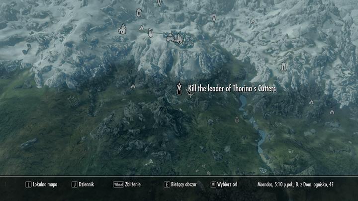 Wyrusz do siedziby bandytów - Cutpurse Cave - Against the Cutters | Zadania w grze | Skyrim - Skyrim - poradnik, mapy, questy
