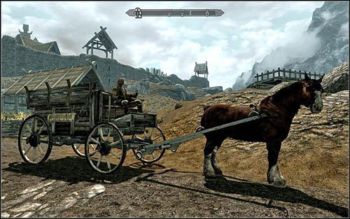 Dobrym pomysłem na odblokowanie sobie dostępu do wszystkich najważniejszych rejonów Skyrim w początkowej fazie gry jest skorzystanie z usług powozu - Eksploracja | Wskazówki Skyrim - Skyrim - poradnik, mapy, questy