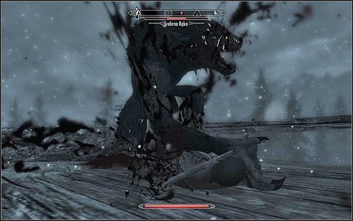 Bardzo ważną wiadomością jest to, że gra nie pozwala na przebywanie w formie wilkołaka przez nieograniczoną ilość czasu - Zamiana w wilkołaka | Wskazówki Skyrim - Skyrim - poradnik, mapy, questy