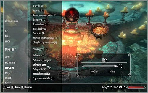 Zasada działania kuźni jest stosunkowo prosta - Inne rodzaje craftingu - Kuźnia atronachów | Crafting w Skyrim - Skyrim - poradnik, mapy, questy