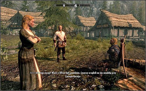 Po znalezieniu się w Rzecznej Puszczy dołącz do Ralofa, który doprowadzi Cię do tartaku - Spotkanie się z Gerdur | Cisza przed burzą | Solucja Skyrim - Skyrim - poradnik, mapy, questy