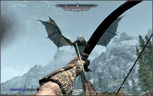 Taktyka walki ze smokiem powinna być oczywiście uzależniona od tego w czym specjalizuje się sterowana przez Ciebie postać - Pokonanie smoka | Budzenie smoka | Solucja Skyrim - Skyrim - poradnik, mapy, questy