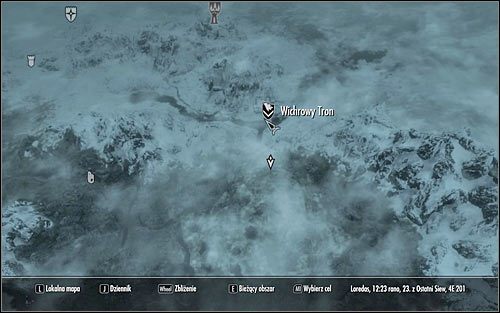 Jeżeli masz zamiar udać się do Gajkyne w pojedynkę, a nie w towarzystwie Delphine, to będziesz musiał poświęcić trochę czasu na zaplanowanie podróży - Wyprawa do smoczego cmentarzyska | Ostrze w ciemnościach | Solucja Skyrim - Skyrim - poradnik, mapy, questy