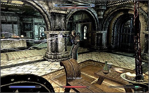 Tradycyjnie już gra wymusi na Tobie dokonanie wyboru taktyki działania - Pozyskanie informacji na temat powrotu smoków (2) | List żelazny | Skyrim - Skyrim - poradnik, mapy, questy