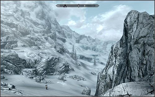 Wyjdź z posterunku Septimusa Signusa i otwórz mapę świata - Odnalezienie Prastarego Zwoju (1) | Pradawna wiedza | Solucja Skyrim - Skyrim - poradnik, mapy, questy