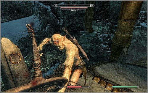 Zniszcz krasnoludzkiego pająka i wybierz rampę prowadzące na niższe poziomy - Odnalezienie Prastarego Zwoju (1) | Pradawna wiedza | Solucja Skyrim - Skyrim - poradnik, mapy, questy