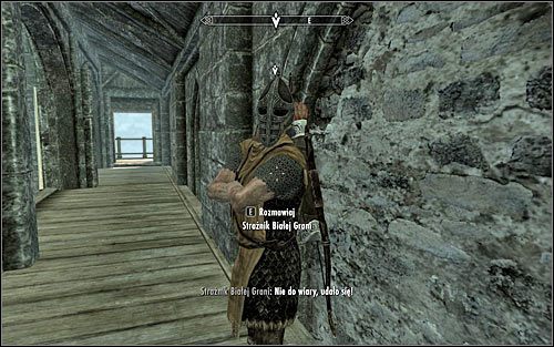 Pozostań w miejscu, w którym udało Ci się uwięzić smoka Odaahvinga, czyli w lokacji Smocza Przystań, wielka galeria - Wyprawa do świątyni Skuldafn | Gniazdo Pożeracza Światów | Solucja Skyrim - Skyrim - poradnik, mapy, questy