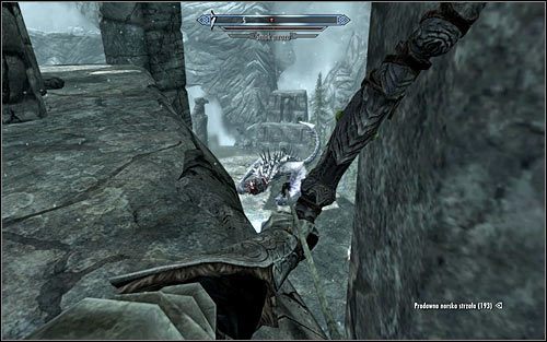Dwie wspomniane wyżej bestie to krwawy smok, który będzie zionął ogniem, oraz smok mrozu, który będzie zadawał obrażenia od zimna - Przejście przez portal | Gniazdo Pożeracza Światów | Solucja Skyrim - Skyrim - poradnik, mapy, questy