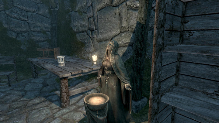 Po zainstalowaniu modyfikacji i uruchomieniu nowej gry, zostajemy umieszczeni w tajemniczym pomieszczeniu z posągiem Meridii - Alternate Start | Mody do Skyrim - Skyrim - poradnik, mapy, questy