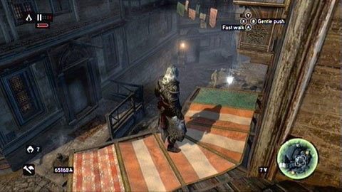 Umieszczono go na daszku wiszącym nad uliczką - Galata District | Fragmenty Danych Animusa Assassins Creed Revelations - Assassins Creed: Revelations - poradnik do gry